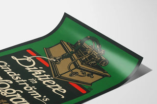 Vintage Lindström Parlograph Dictation Machine Poster
