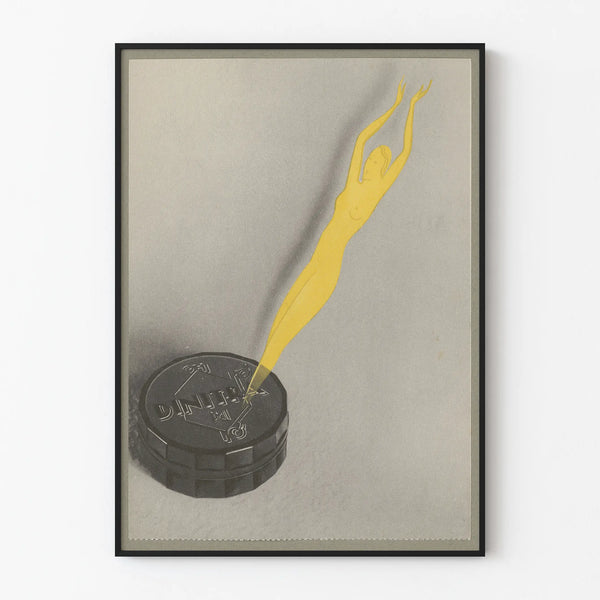 Vintage Dinitra poster for modern wall decoration