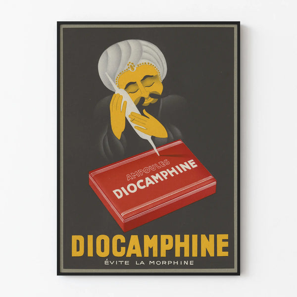 Vintage Diocamphine advertising poster wall decoration