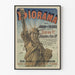 Vintage poster of Diorama at the Tuileries Garden