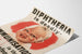Vintage poster raising awareness about diphtheria vaccination