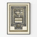 Decorative Poster in Art Nouveau Style, Diploma for 25 Years of Service, 1931