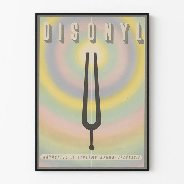 Vintage poster DISONYL - Harmonizing wall decoration
