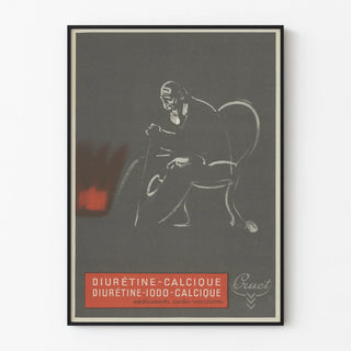 Vintage Poster of Cardiovascular Medications Diuretic-Calcium