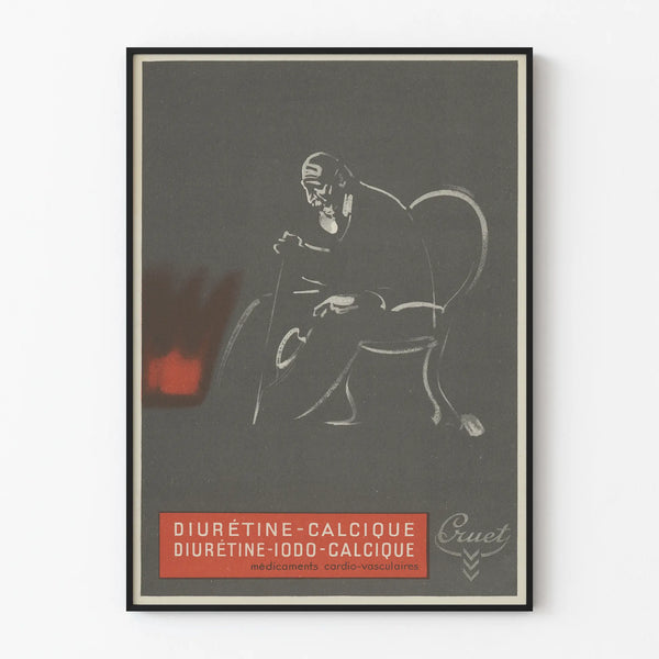 Vintage Poster of Cardiovascular Medications Diuretic-Calcium