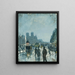 Notre-Dame de Paris under the rain - Dan Tull — framed artwork on a wall
