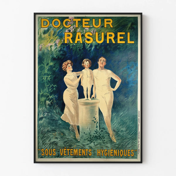 Vintage Poster of Docteur Rasurel Hygienic Underwear
