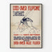 Vintage Norwegian insect repellent poster