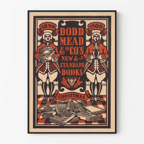 Vintage poster Dodd Mead & Co. 1899-1900 wall decoration book
