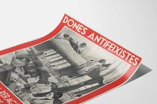 Catalan Anti-Fascist Wall Poster - Dones Antifeixistes