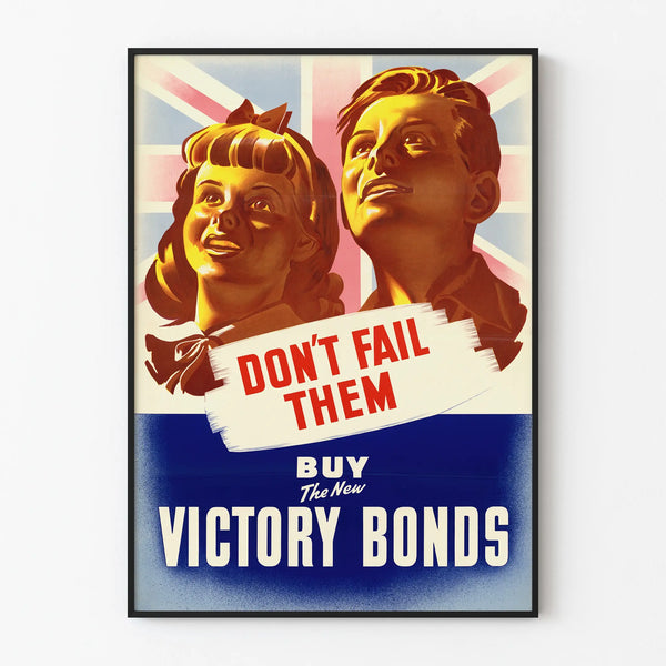 Vintage War Poster - Buy the New Victory Bonds