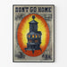 Vintage poster of the Dubuque Soft Burner coal stove