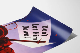 Vintage Military Poster « Don’t Let Him Down »
