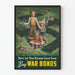 Vintage Poster of Children and Shadow - Buy War Bonds