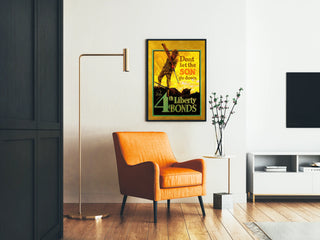 Vintage Military Poster 4th Liberty Bonds
