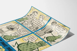 Vintage poster 'Don't Take the Squander Bug' anti-waste campaign