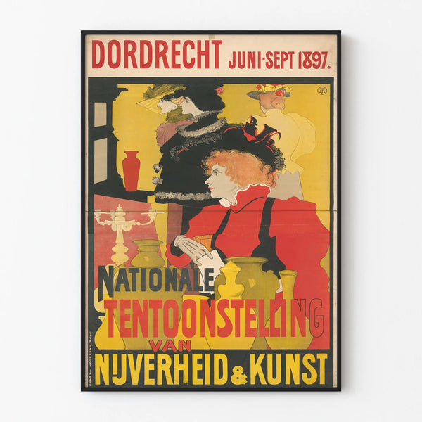Vintage Dordrecht Poster 1897 - National Art and Craft Exhibition
