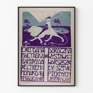 Art Deco Poster Annual Exhibition of the School of Fine Arts of Warsaw