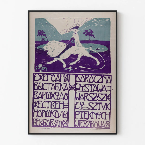 Art Deco Poster Annual Exhibition of the School of Fine Arts of Warsaw