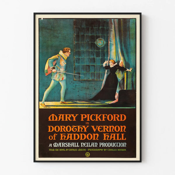 Vintage poster of Dorothy Vernon of Haddon Hall
