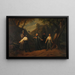 The Duel or the Heart Reconciler - Édouard-Henri-Théophile Pingret — framed artwork on a wall