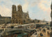 View of Paris with Notre-Dame - Édouard-Jacques Dufeu — artwork view