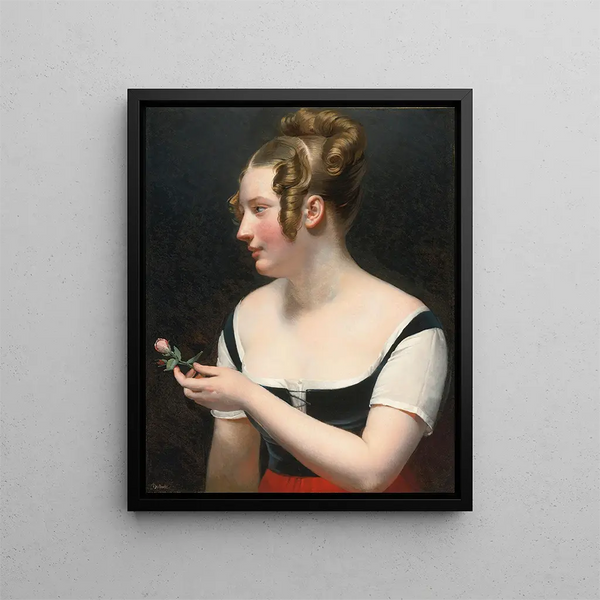Allegory of Smell - Édouard-Louis Dubufe — framed artwork on a wall