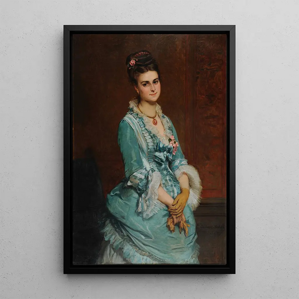 Madame Louis Pommery - Édouard-Louis Dubufe — framed artwork on a wall