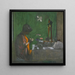 Madame Hessel dans son cabinet de toilette - Édouard Vuillard — framed artwork on a wall