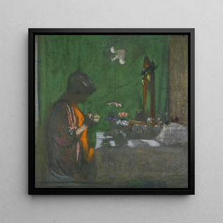 Madame Hessel in her dressing room - Édouard Vuillard