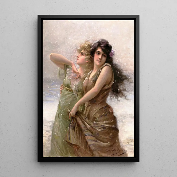 L'Hiver - Édouard Bisson — framed artwork on a wall