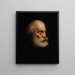 Portrait of Félix Pyat 1810-1889 journalist and politician - Édouard Chantalat — framed artwork on a wall