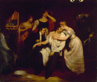 La mort du duc de Berry le 13 février 1820 à l'Académie royale de musique - Édouard Cibot — artwork view