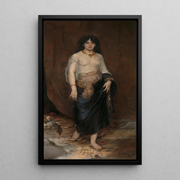 Judith - Édouard Frédéric Wilhelm Richter — framed artwork on a wall