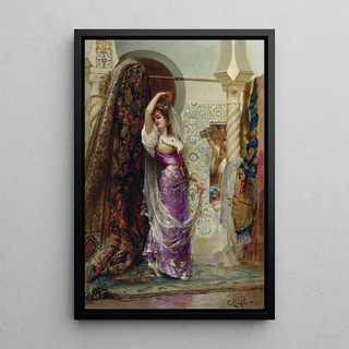 douard Frdric Wilhelm Richter - Preparing For The Performance.webp