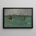 Boats at Berck-sur-Mer - Édouard Manet — framed artwork on a wall