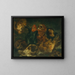 Copy after The Raft of the Medusa - Édouard Manet — framed artwork on a wall