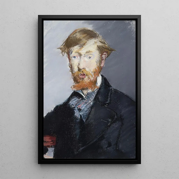 George Moore 1852-1933 - Édouard Manet — framed artwork on a wall
