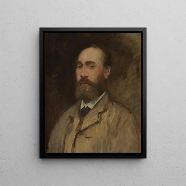Jean-Baptiste Faure 1830-1914 - Édouard Manet — framed artwork on a wall