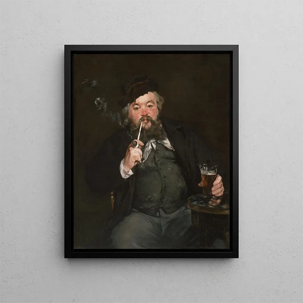 Le Bon Bock - Édouard Manet — framed artwork on a wall
