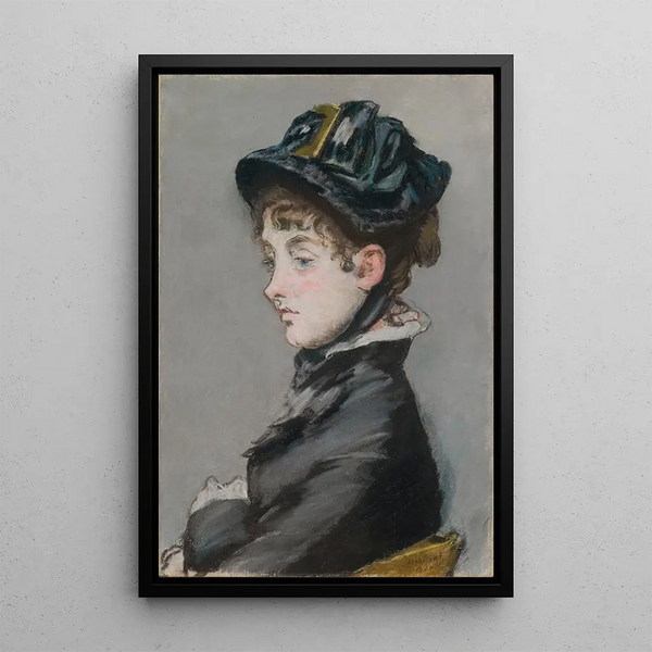 Madame Guillemet - Édouard Manet — framed artwork on a wall