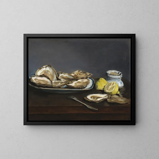 Oyster Painting - Édouard Manet — framed artwork on a wall