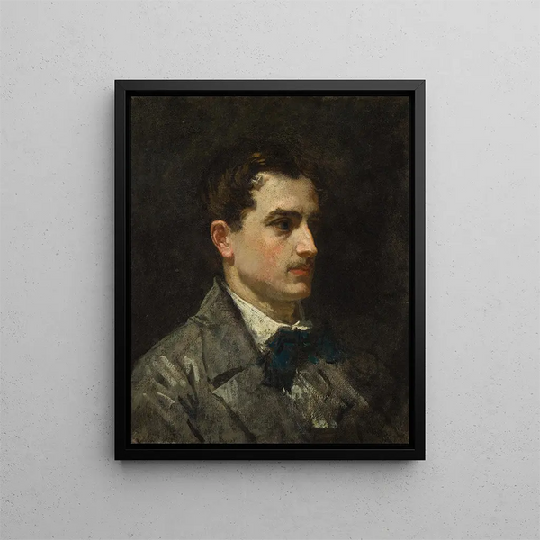 Portrait Painting of Antoine Proust - Édouard Manet — framed artwork on a wall