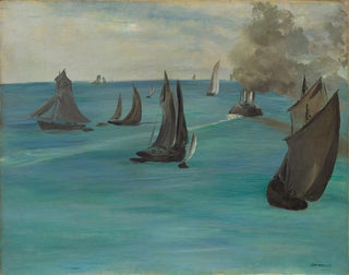 Sea View in Calm Weather - Édouard Manet — artwork view
