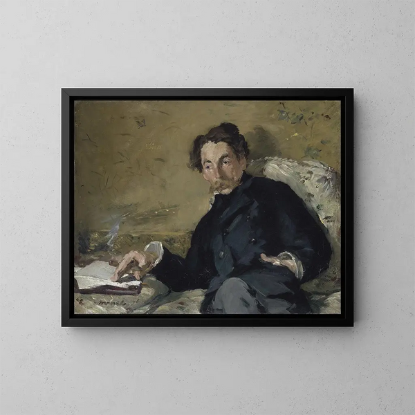 Stéphane Mallarmé - Édouard Manet — framed artwork on a wall