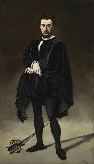 L'acteur tragique Rouvière en Hamlet - Édouard Manet — artwork view