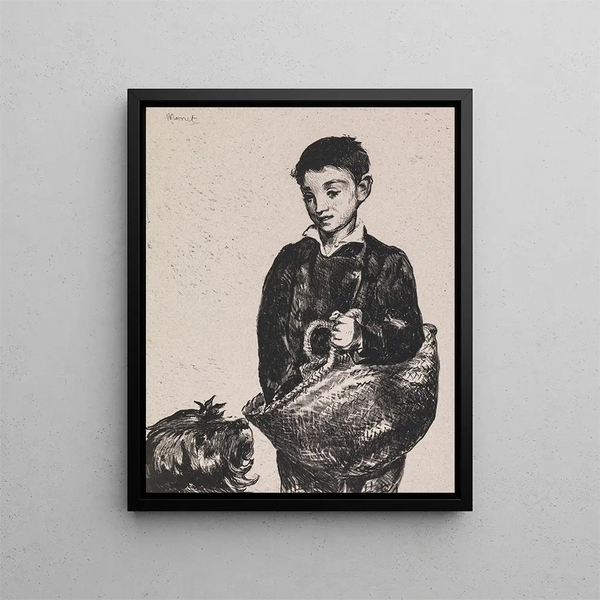 L'oursin - Édouard Manet — framed artwork on a wall