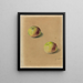 Two Apples - Édouard Manet — framed artwork on a wall