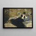 Woman with Fans - Édouard Manet — framed artwork on a wall