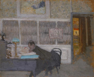 Au Revue Blanche, portrait de Félix Vallotton - Édouard Vuillard — artwork view
